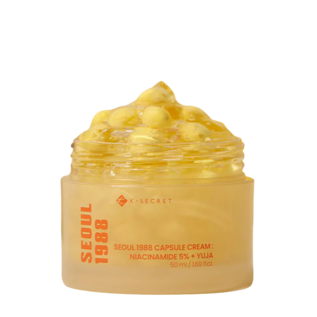 KSecret - SEOUL 1988 Capsule Cream : Niacinamide 5% + Yuja | Crema 50 ml