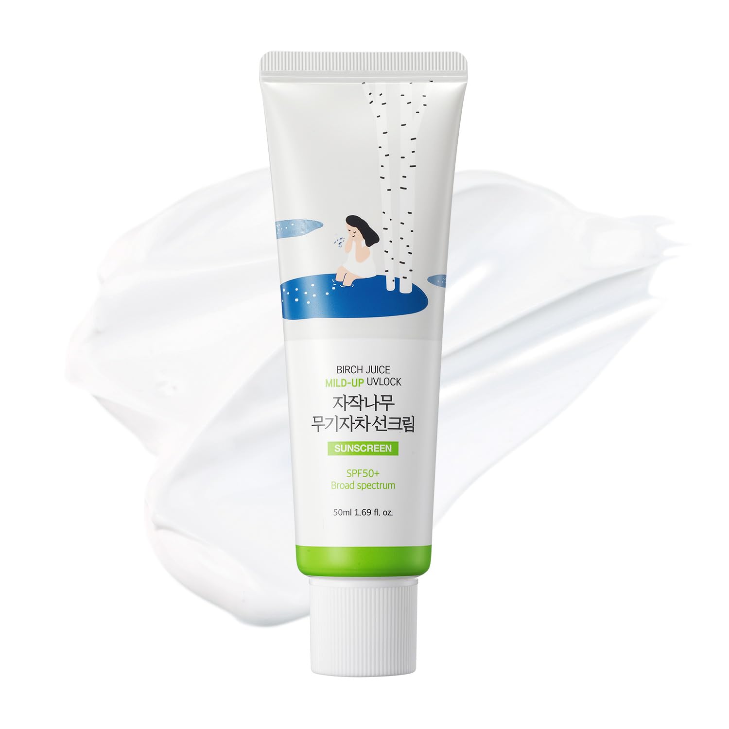 ROUND LAB - Birch Juice Moisturizing Mild Up Sunscreen