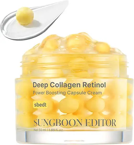 SUNGBOON EDITOR - Crema Facial Deep Collagen Retinol Power Boosting Capsule Cream