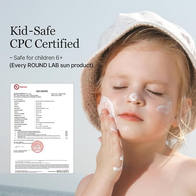ROUND LAB - Protector Solar Físico Birch Juice Moisturizing Mild Up Sunscreen