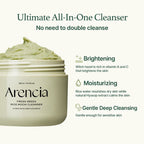 Arencia - Fresh Green Rice Mochi | Limpiador facial 100 ml