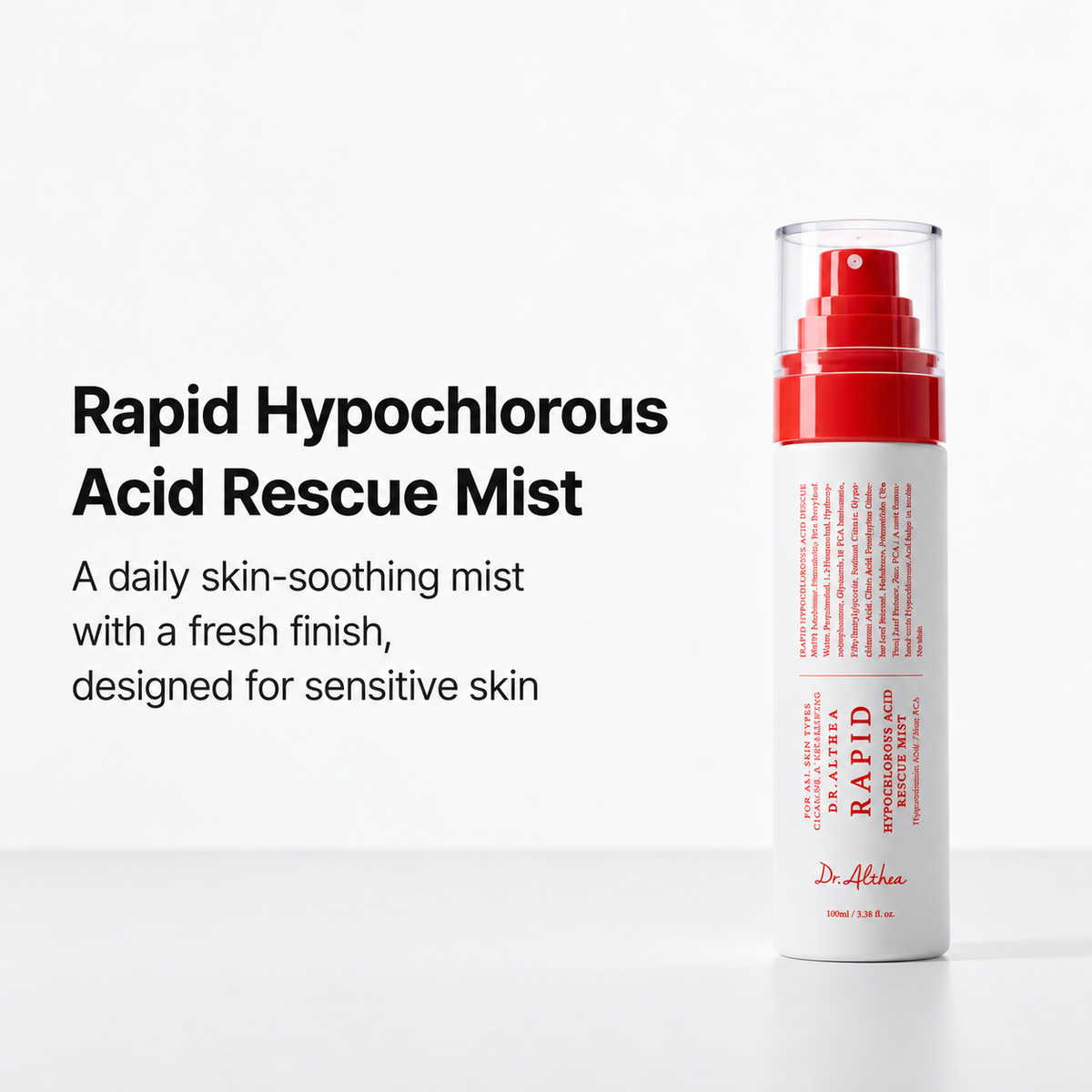 Dr. Althea - Rapid Hypochlorous Acid Rescue Mist | 100 ml