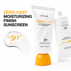 Anua - Zero-Cast Moisturizing Finish Sunscreen | Bloqueador solar 50 ml