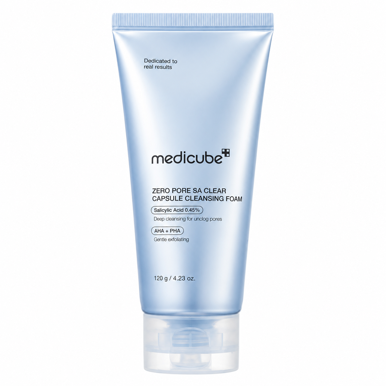 medicube - Zero Pore SA Clear Capsule Cleansing Foam | Espuma limpiadora 120 g