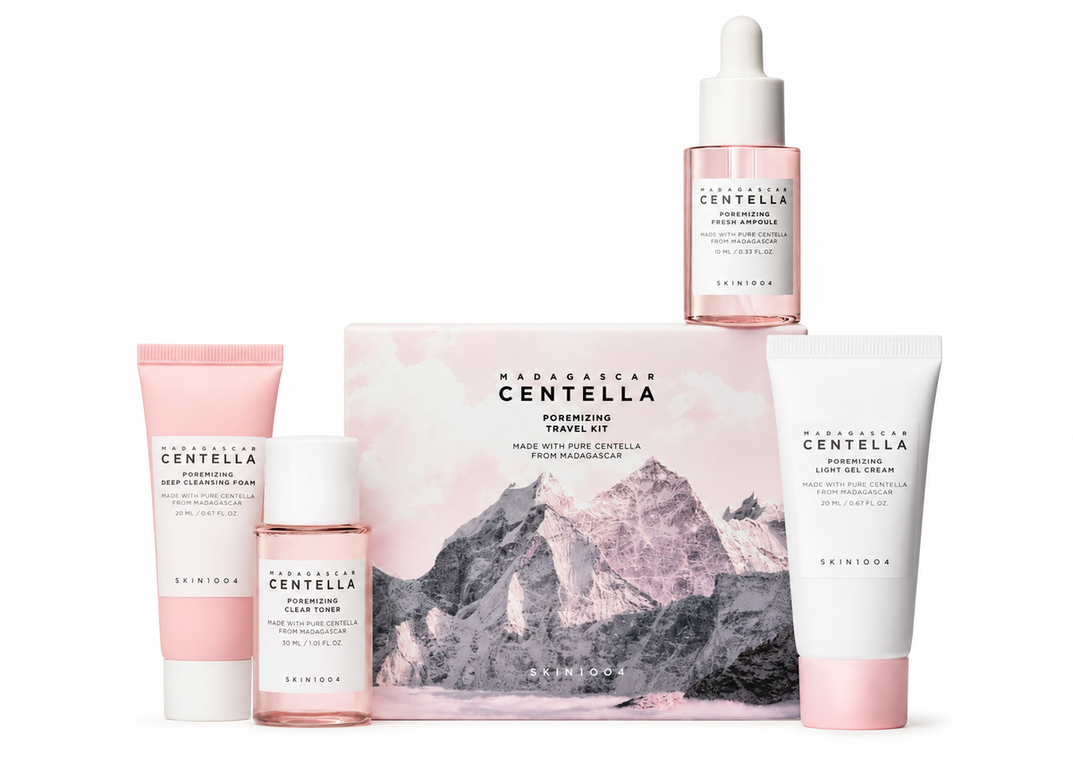 SKIN1004 - Madagascar Centella Poremizing Travel Kit | 4 piezas