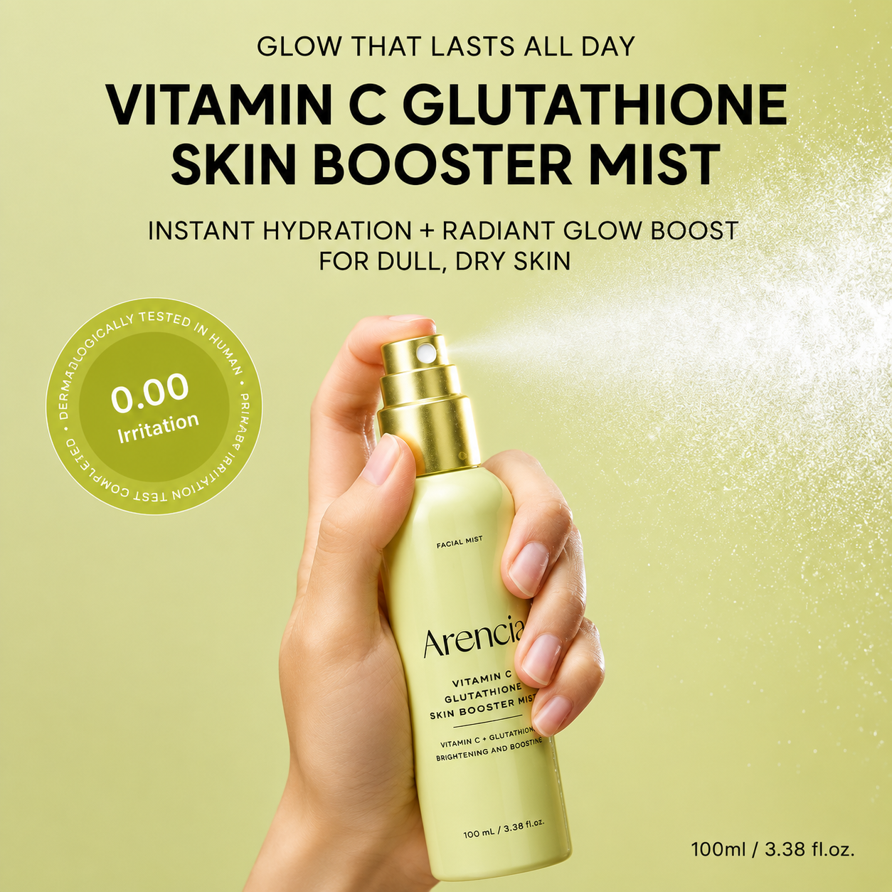 Arencia - Vitamin C Glutathione Skin Booster Mist | 100ml