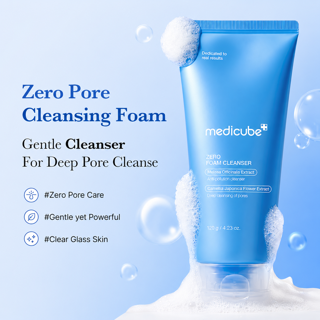 Medicube Zero Foam Cleanser | Espuma Limpiadora 120 ml