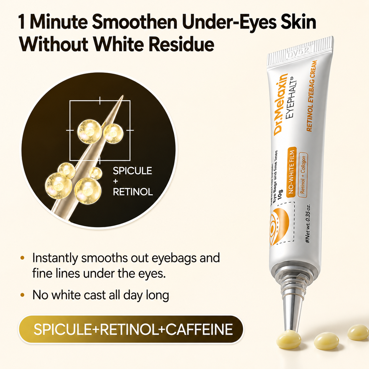 Dr. Melaxin Eyephalt Retinol Eyebag Cream | Crema de Ojos 10g