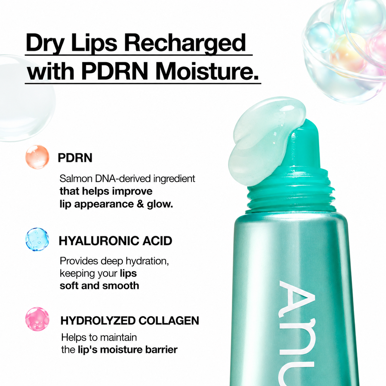Anua - PDRN Lip Serum 10ml | Mascarilla para Labios con PDRN