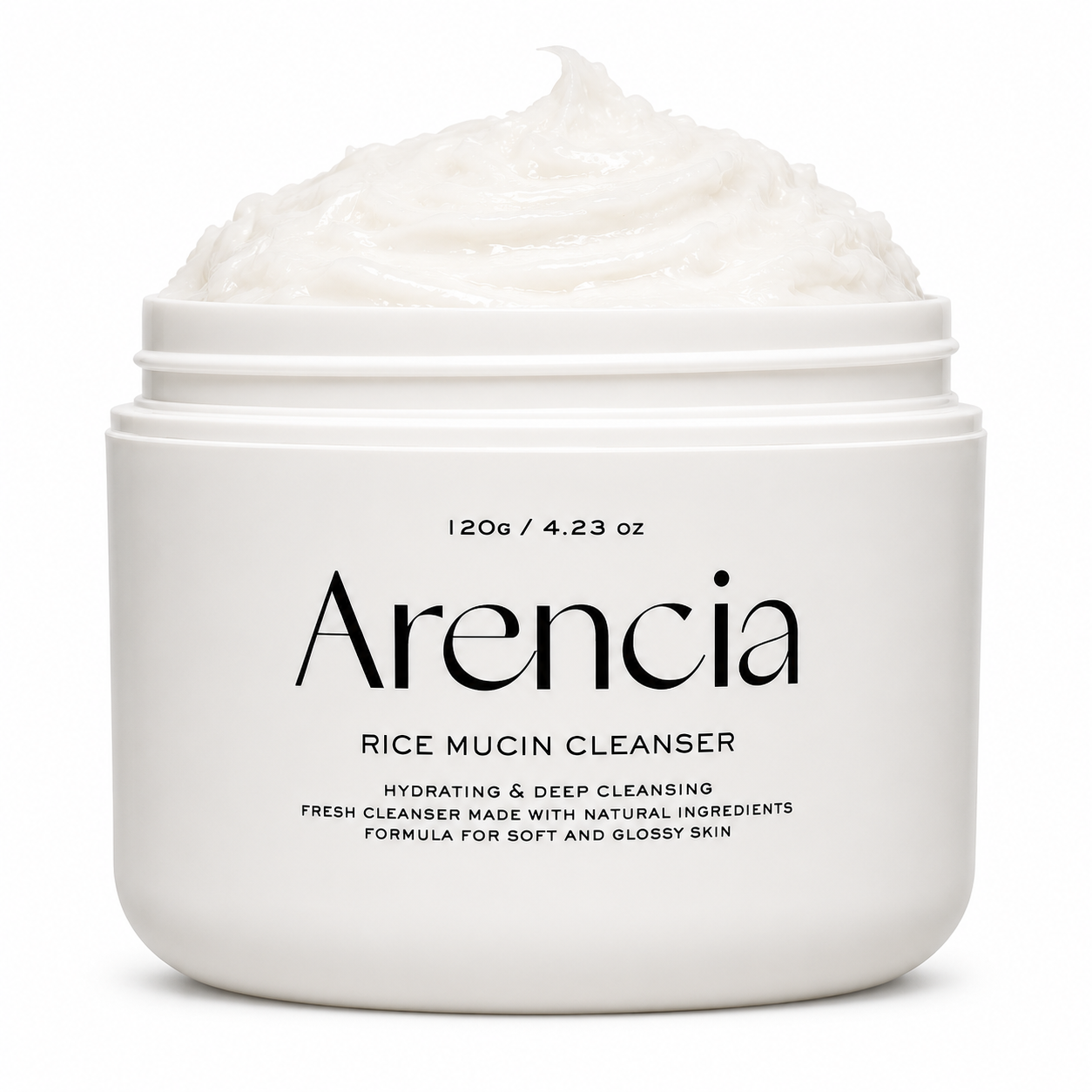 Arencia - Rice Mucin Cleanser 120g | Limpiador Facial de Mucina de Arroz