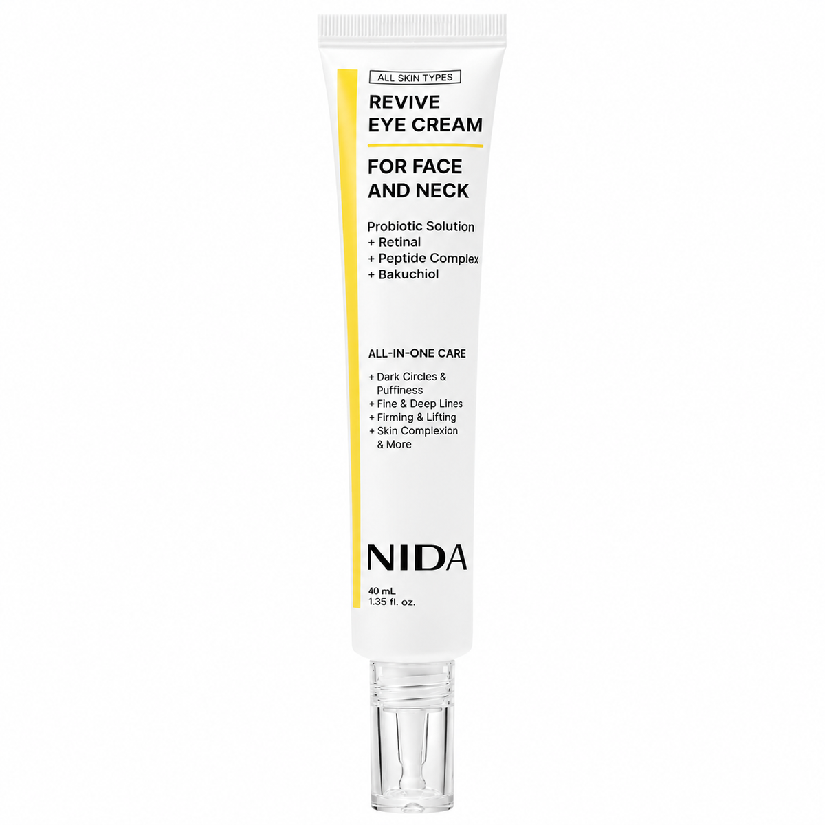 NIDA - Revive Eye Cream For Face And Neck | Crema de ojos, cara y cuello 40 ml