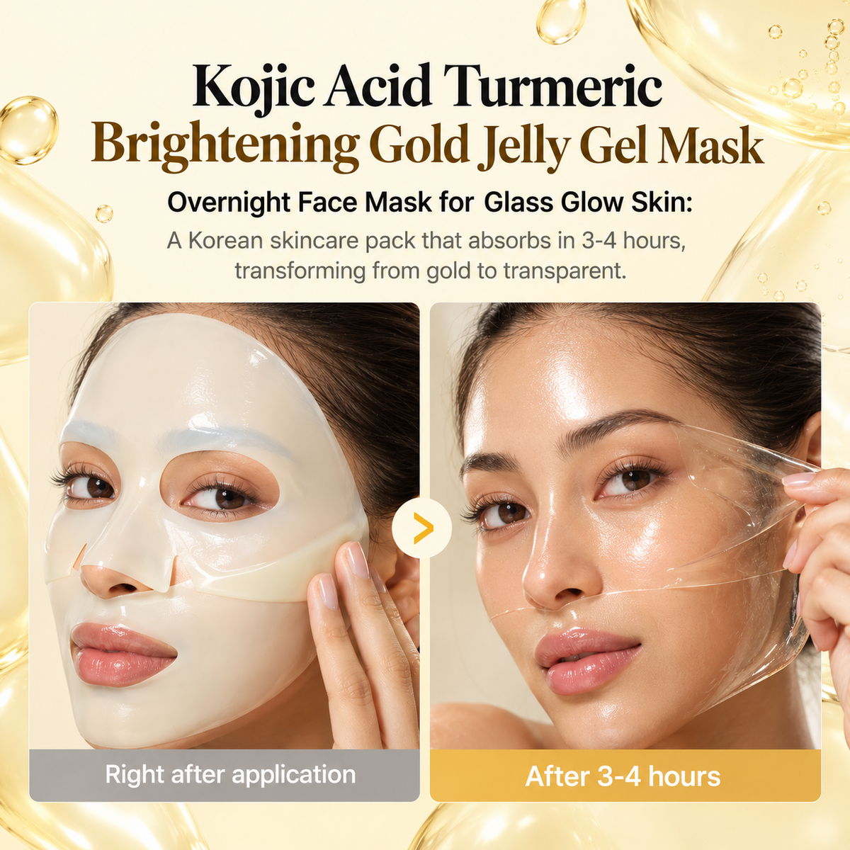 medicube - Kojic Acid Turmeric Brightening Gel Mask | 1 Pieza