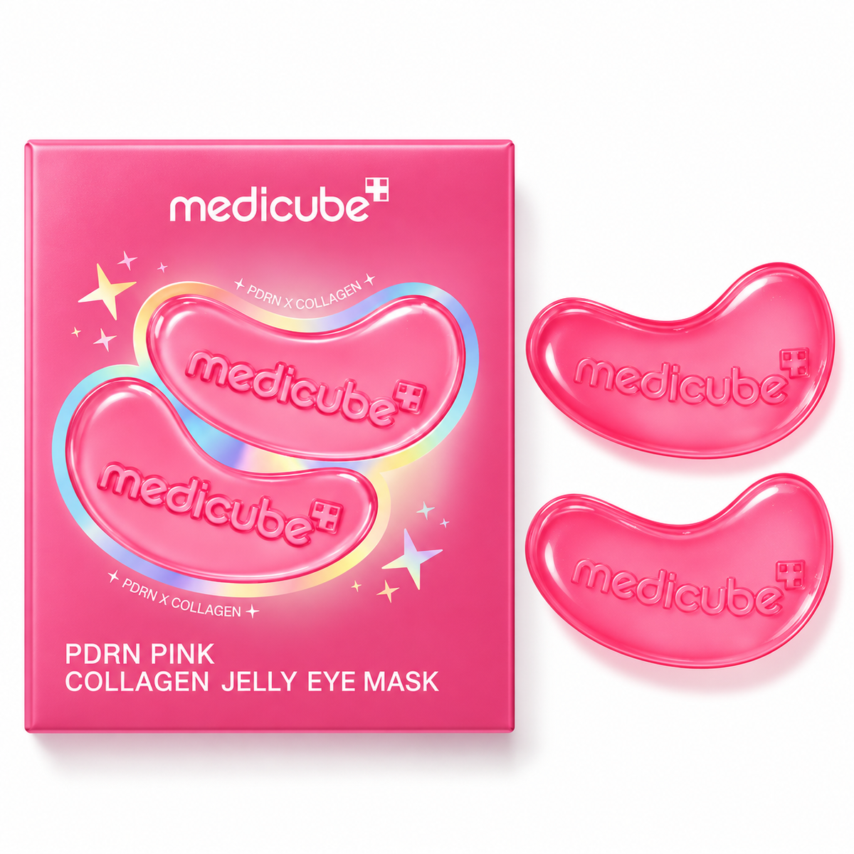 medicube - PDRN Pink Collagen Jelly Eye Mask | Mascarilla para ojos 6 pares