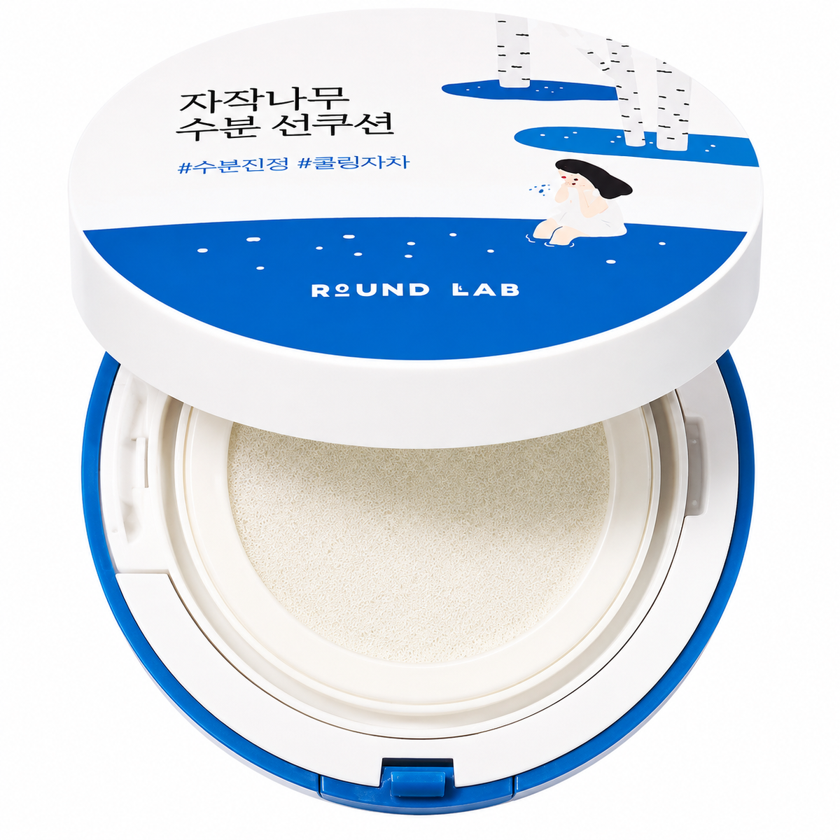 ROUND LAB - Birch Juice Moisturizing Sun  | Cushion con protección solar