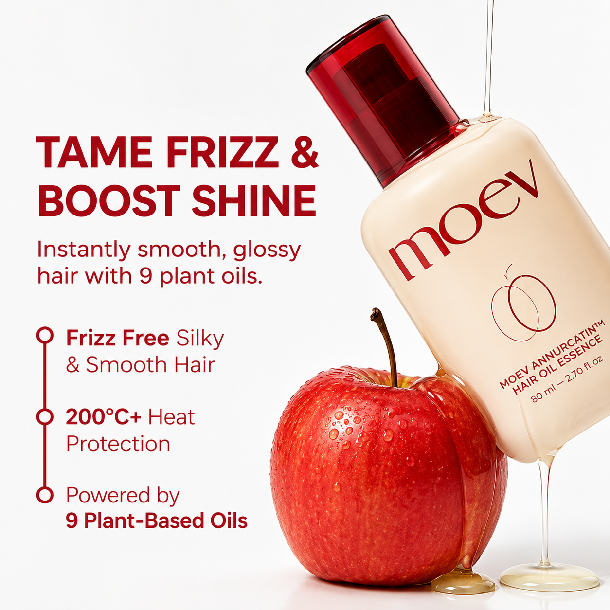 MOEV - Annurcatin Hair Oil Essence | Esencia para cabello 80 ml