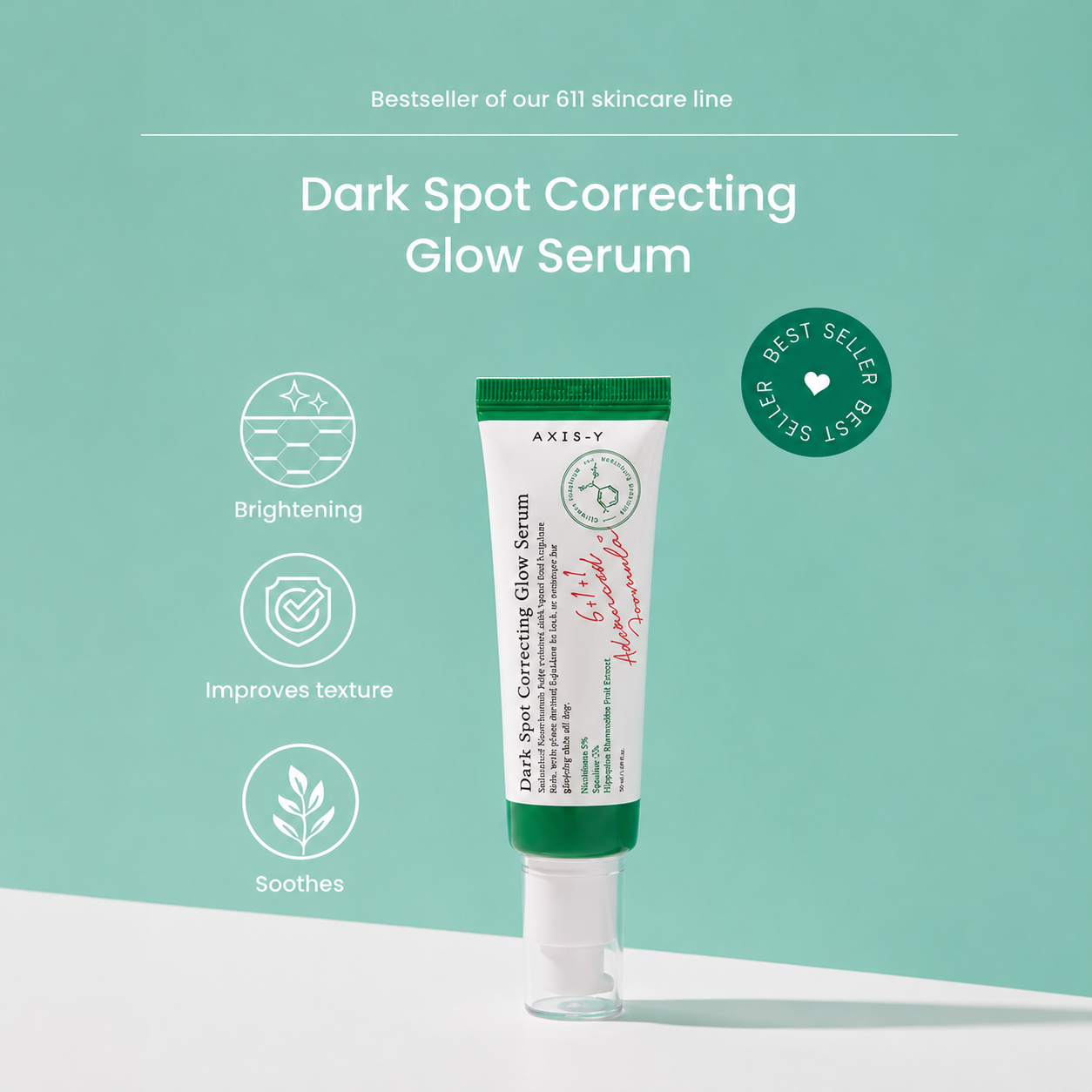 AXIS-Y - Serum Facial Dark Spot Correcting Glow Serum | Sérum 50 ml