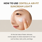 SKIN1004 - Madagascar Centella Air Fit Suncream Light | Protector solar 50 ml