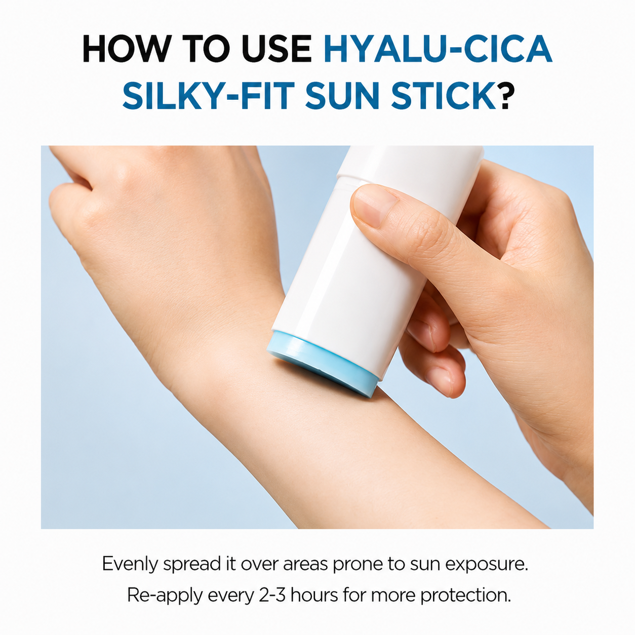 SKIN1004 - Madagascar Centella Hyalu-Cica Silky-Fit Sun Stick | Protector solar 20 g