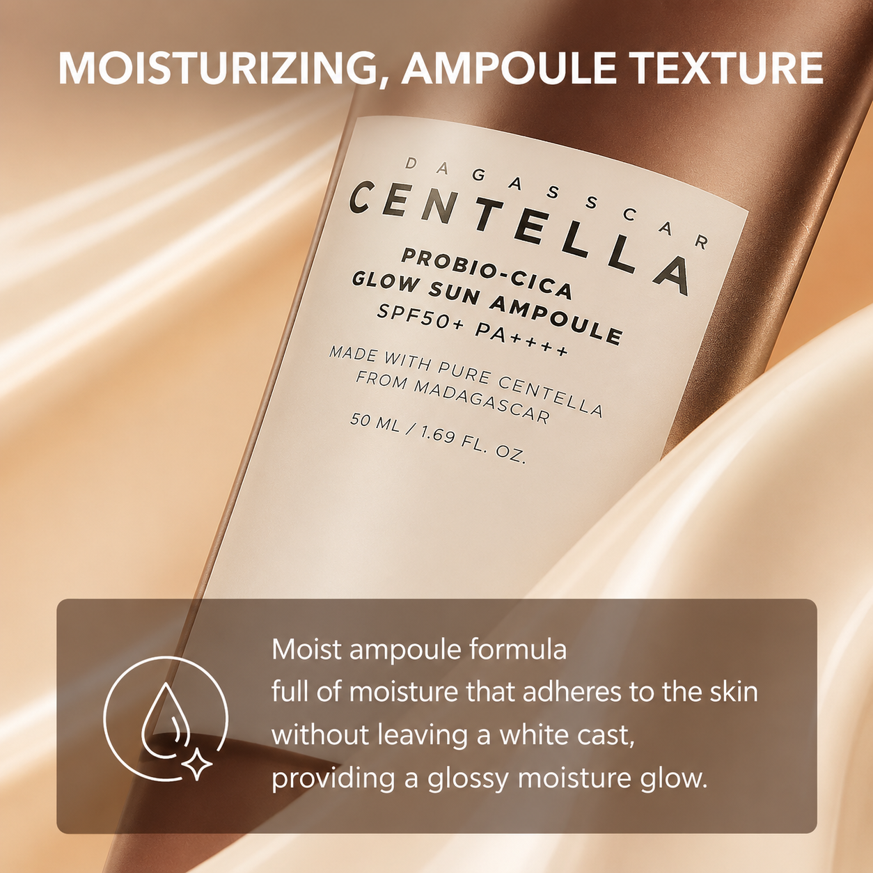 SKIN1004 - Madagascar Centella Probio-Cica Glow Sun Ampoule | Ampolla 50 ml