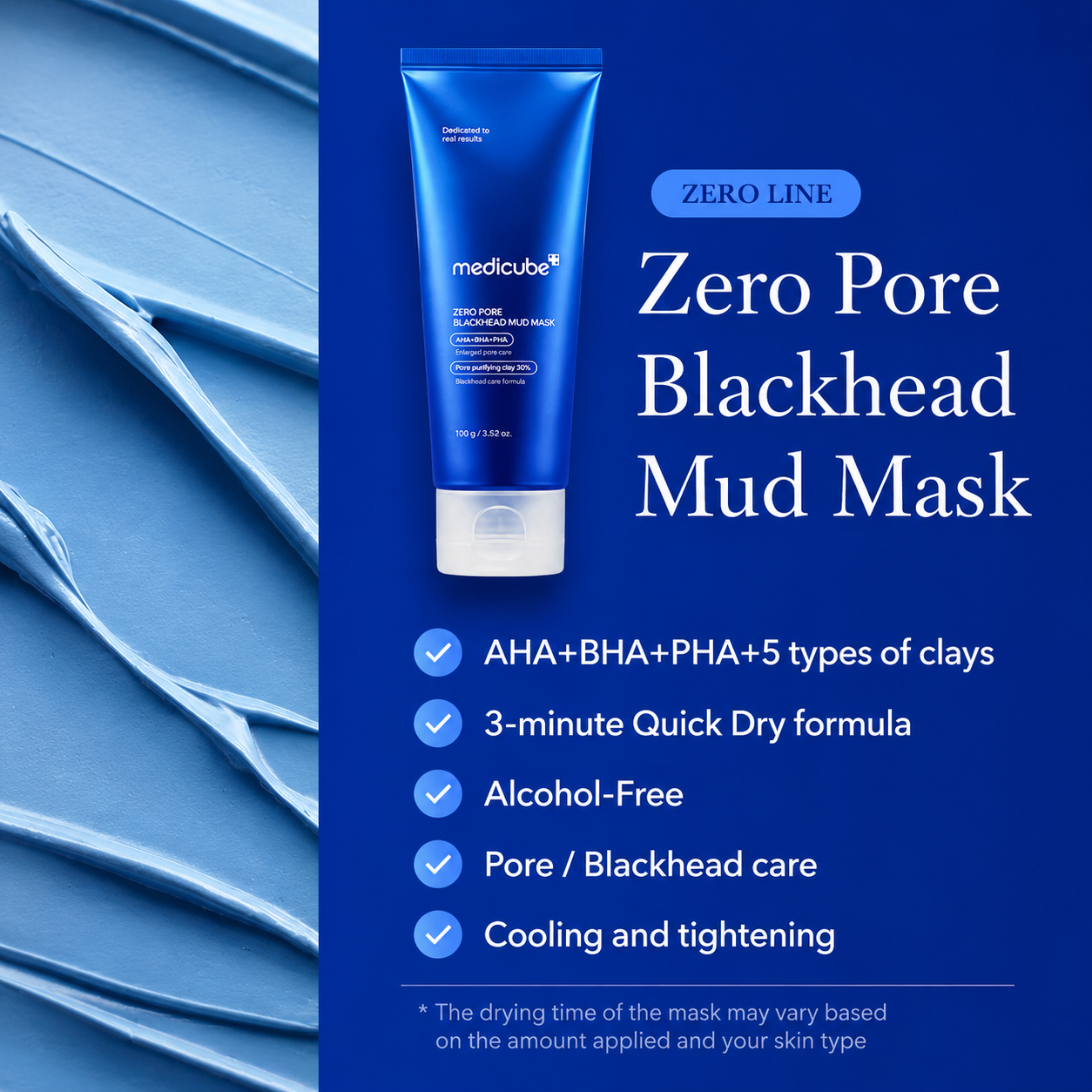 Medicube - Zero Pore Blackhead Mud Mask
