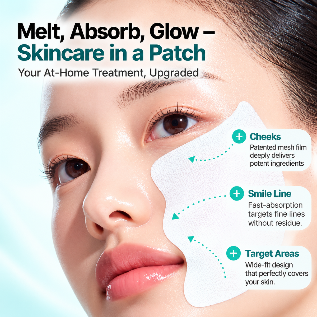 Anua - PDRN Collagen Melting Patch For Glass Skin | 4 Parches