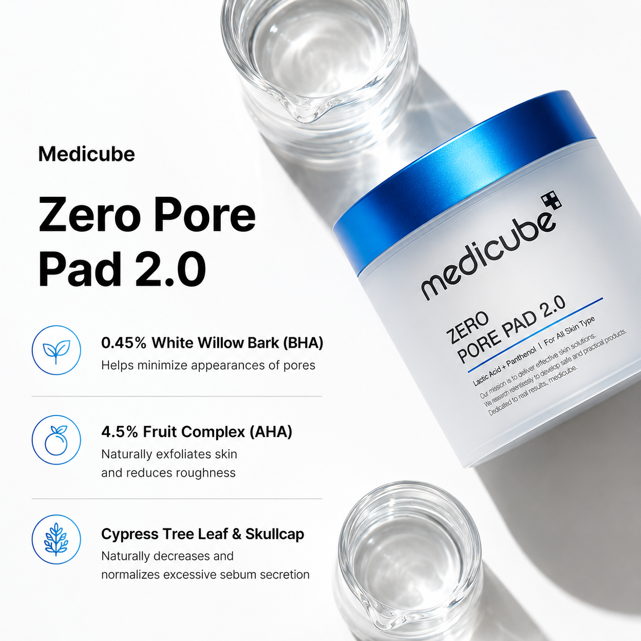 medicube - Zero Pore Cream 2.0 | Crema 50 g