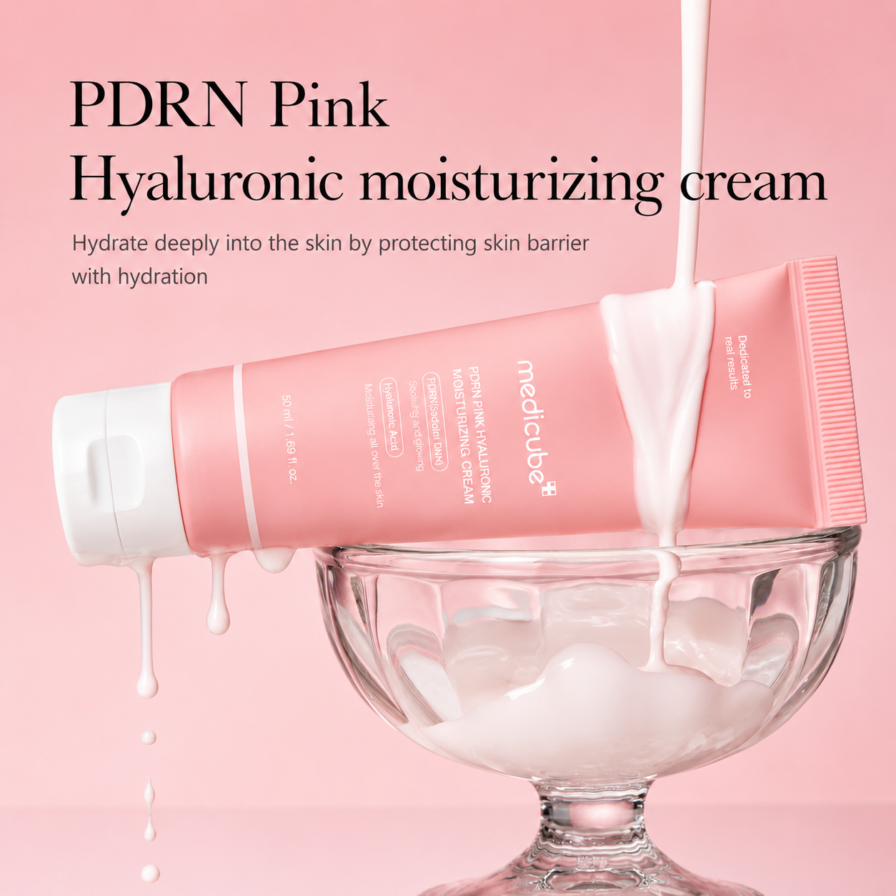 medicube - PDRN Pink Hyaluronic Moisturizing Cream | Crema 50 ml