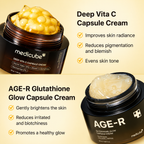 medicube - AGE-R Glutathione Glow Capsule Cream | Crema facial 50 ml