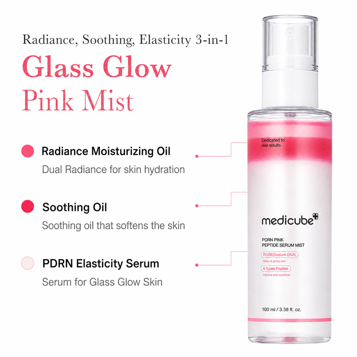 medicube - PDRN Pink Glutathione Serum Mist | 100 ml