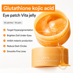 Abib - Glutathione Kojic Acid Eye Patch Vita Jelly | 60 Parches