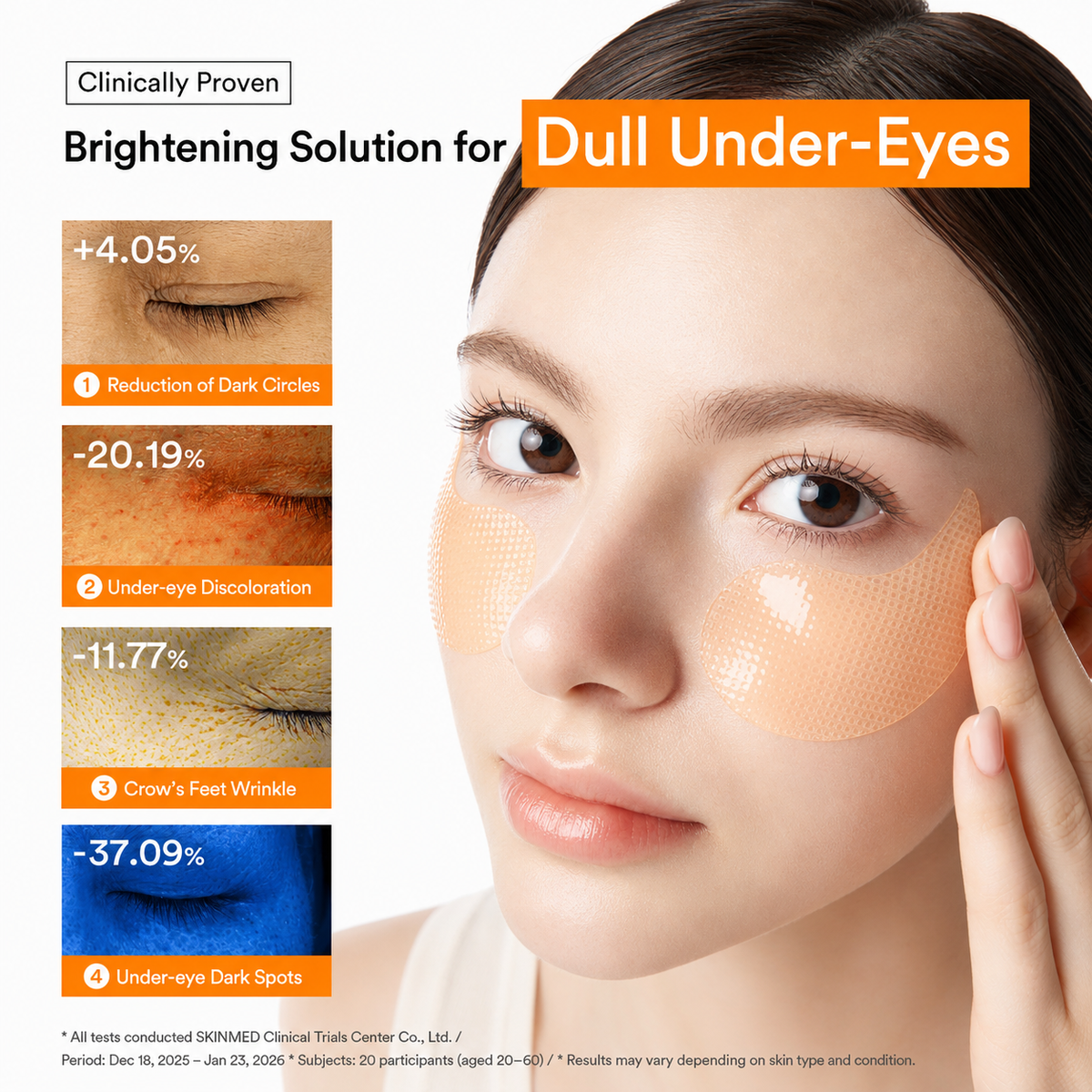 Abib - Glutathione Kojic Acid Eye Patch Vita Jelly | 60 Parches