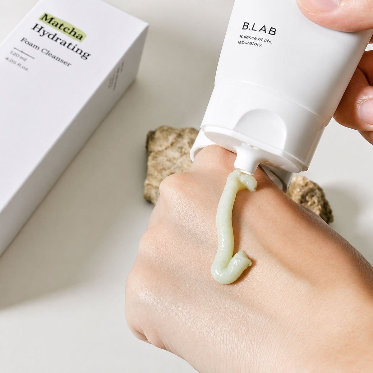 B:Lab - Matcha Hydrating Foam Cleanser | Limpiador facial 120 ml