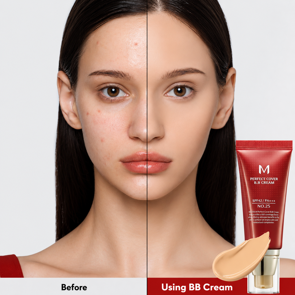 Missha - M Perfect Cover B.B. Cream Pro | BB cream 4 tonos