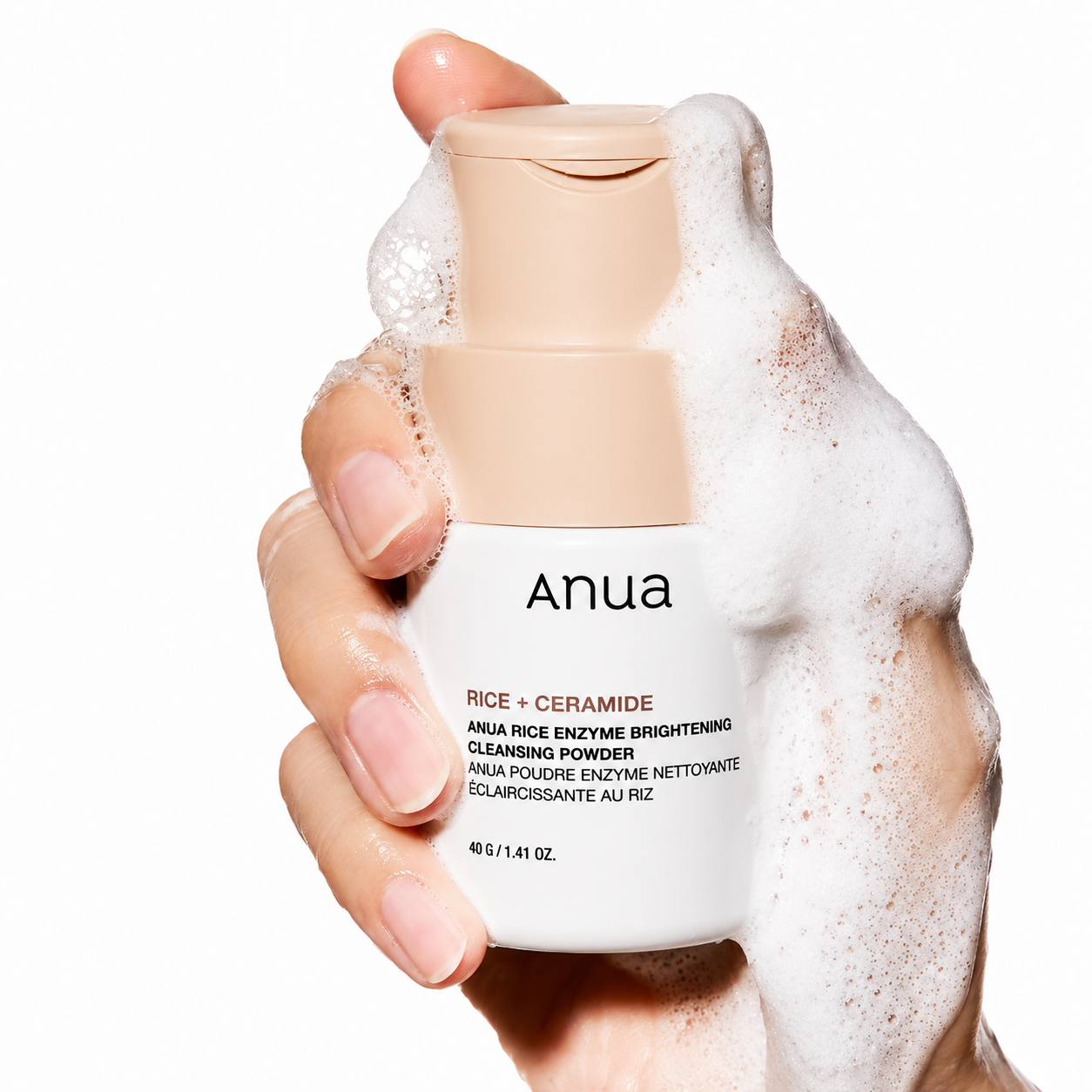 Anua - Rice Enzyme Brightening Cleansing Powder | Limpiador facial 40 g