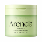 Arencia - Pore Melt Cleansing Oil Pad Green Tea + Rice Oil | Aceite limpiador 50 pads