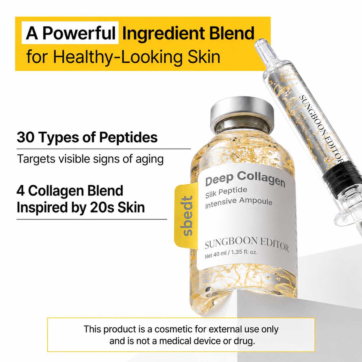 SUNGBOON EDITOR - Deep Collagen Silk Peptide Intensive Ampoule 40 ml