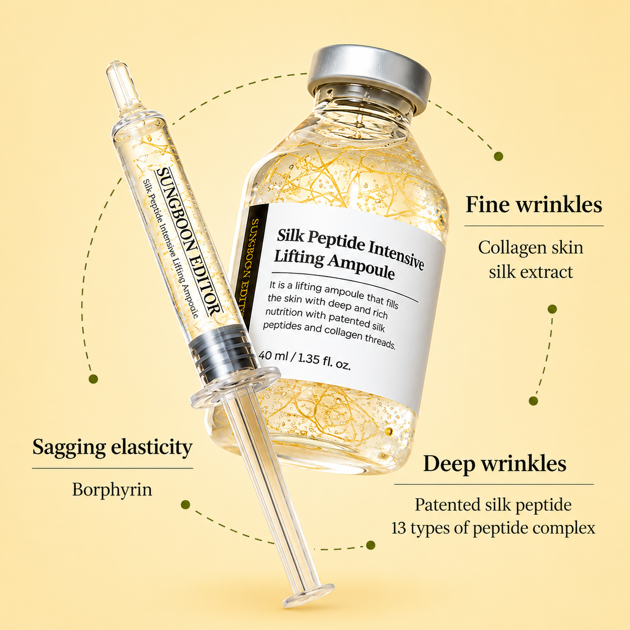 SUNGBOON EDITOR - Deep Collagen Silk Peptide Intensive Ampoule 40 ml