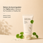 HEVEBLUE - Salmon Caring Centella Cream | Crema facial con PDRN de Salmón 100 ml