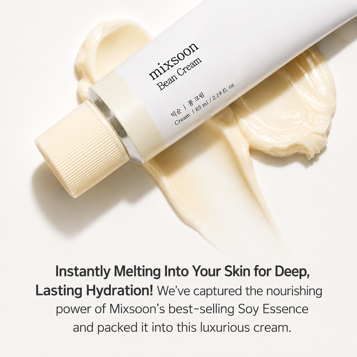 mixsoon - Bean Cream Tube | Crema facial 65 ml