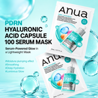 Anua - PDRN Hyaluronic Acid Capsule 100 Serum Mask | Mascarilla facial 1 pieza
