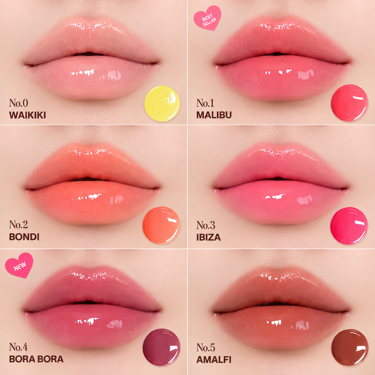 UNLEASHIA - Sunset Dazzle Gloss Balm | Brillo labial