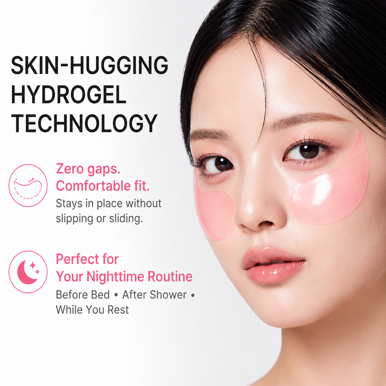 medicube - PDRN Pink Caffeine Collagen Eye Patch | 60 parches
