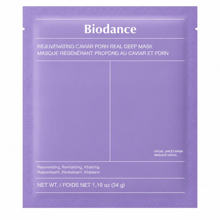 Biodance - Rejuvenating Caviar-PDRN Real Deep Mask | Mascarilla facial PDRN 1 pieza