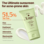 Tage - Soothing Daily Sun Fluid | Bloqueador solar 50 ml