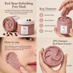 Beauty of Joseon - Red Bean Refreshing Pore Mask | Mascarilla para poros 140 ml