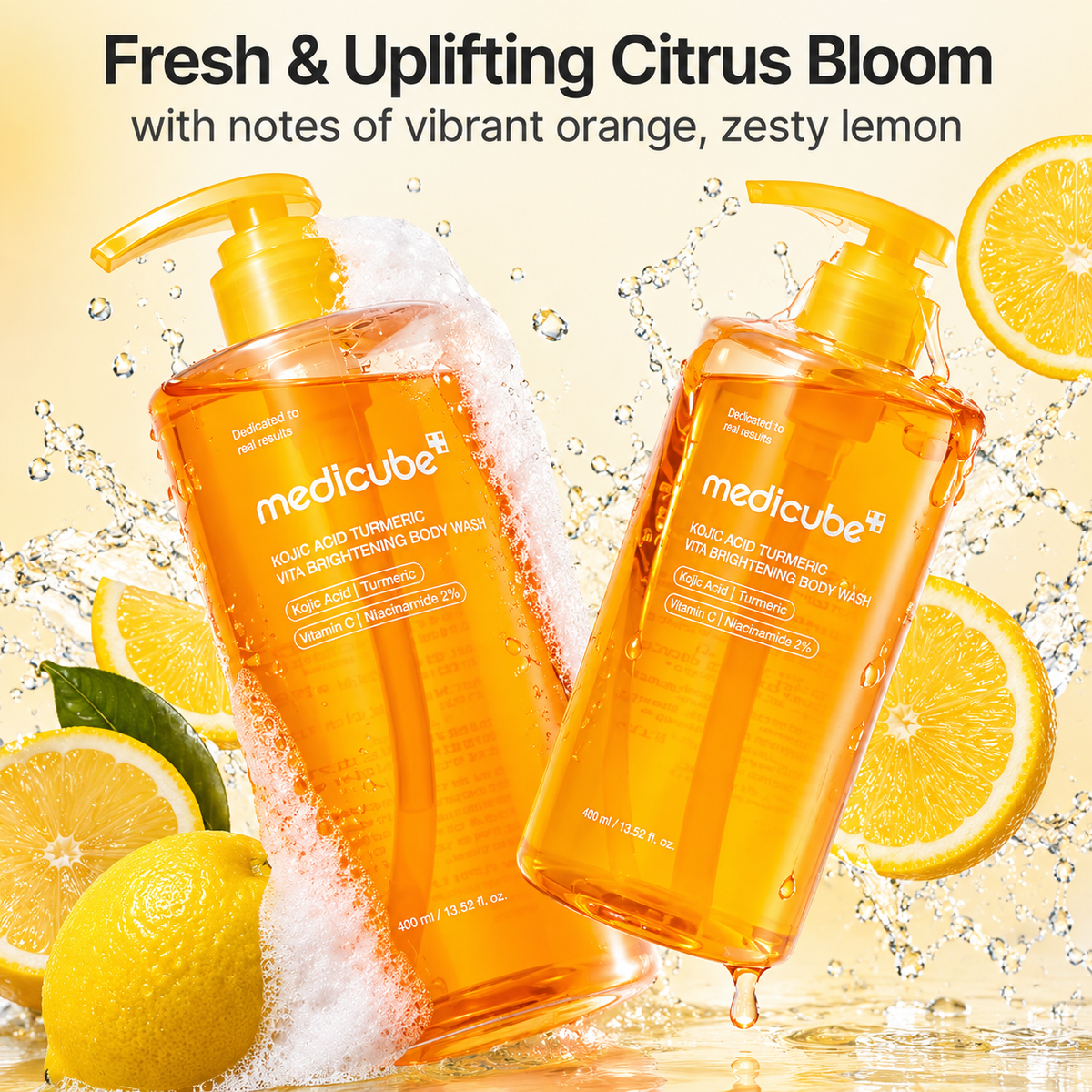 medicube - Kojic Acid Turmeric Vita Brightening Body Wash | 400 ml