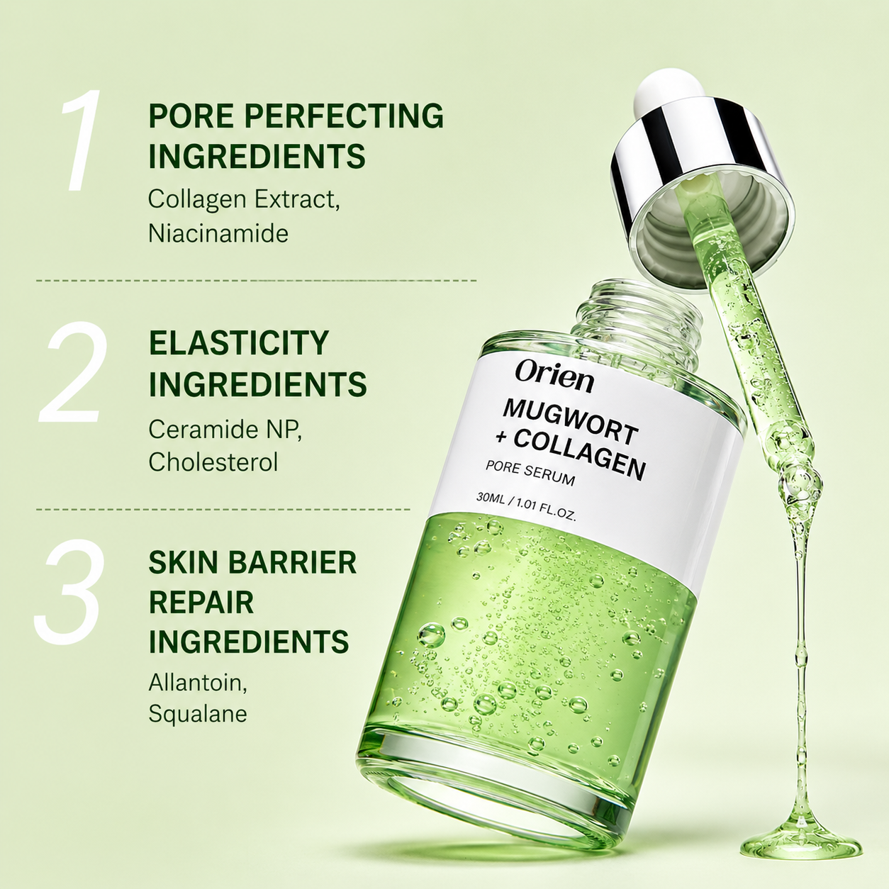 Orien - Mugwort Collagen Pore Serum | Sérum 30 ml