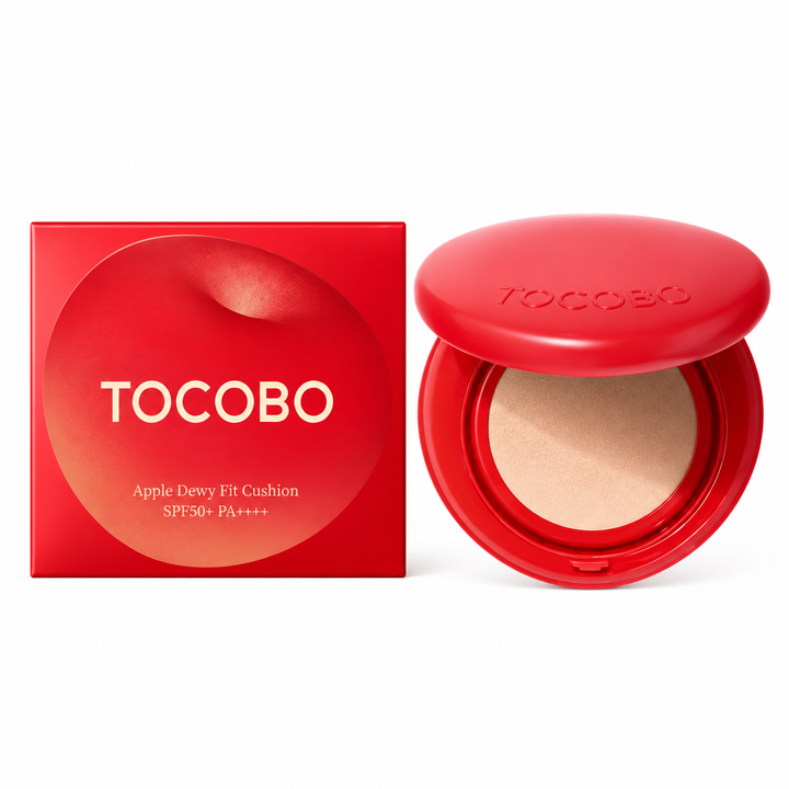 TOCOBO - Apple Dewy Fit Cushion | Maquillaje estilo cushion con bloqueador