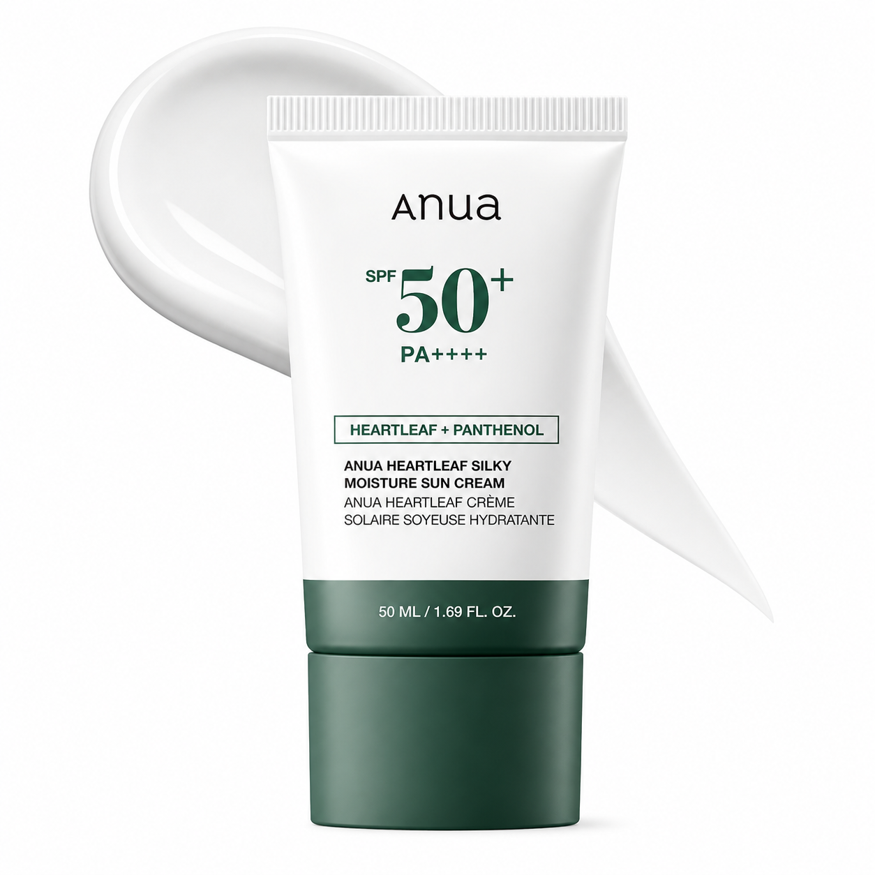 Anua - Heartleaf Silky Moisture Sun Cream | Protector solar 50 ml