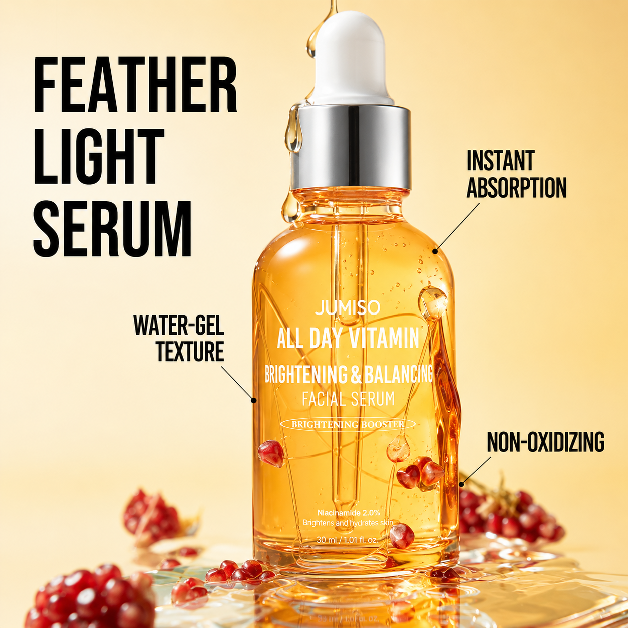 JUMISO - All Day Vitamin Brightening & Balancing Facial Serum | Sérum 30 ml